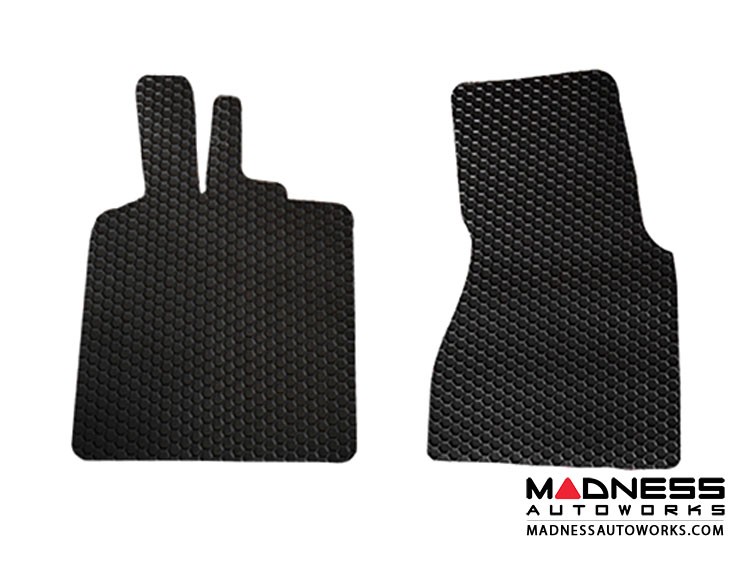 smart fortwo Floor Mat Set 451 model All Weather Rubber Black